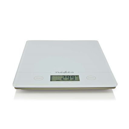 Digital kitchen scale 1xCR2032 white