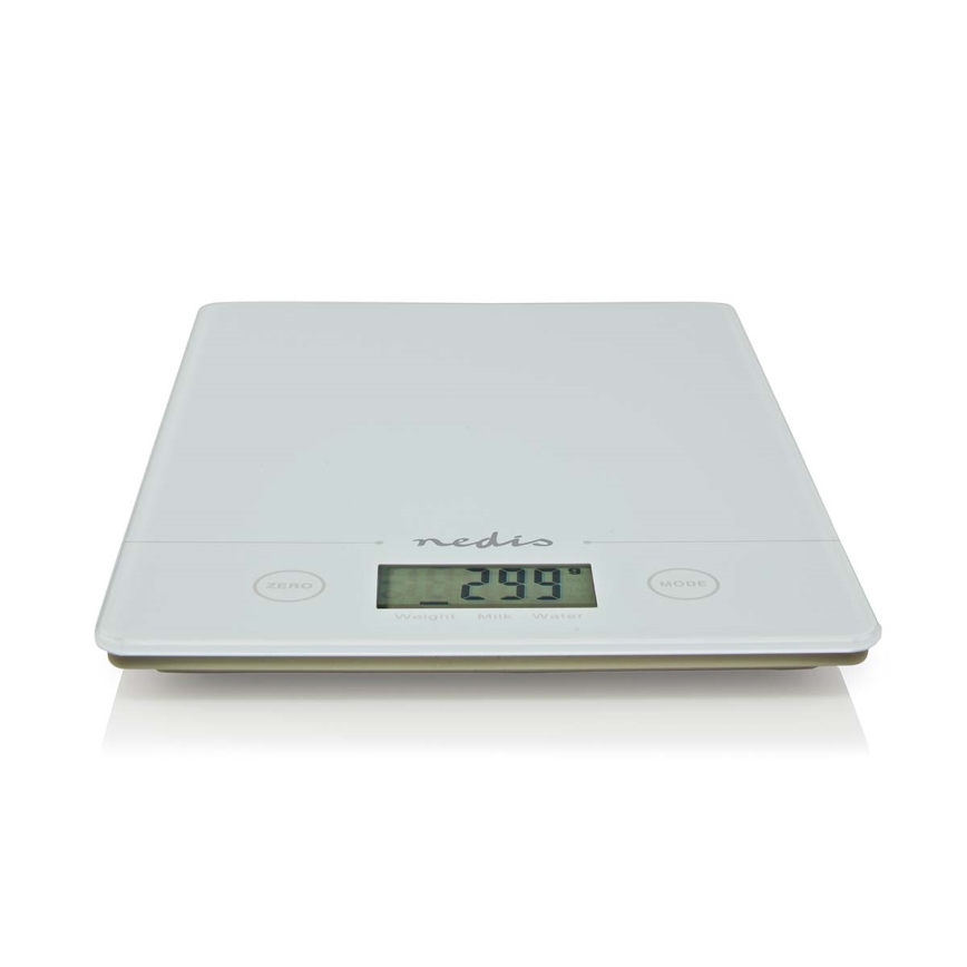Digital kitchen scale 1xCR2032 white