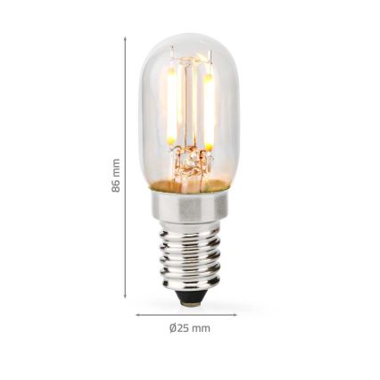 LED Extractor hood bulb T25 E14/2W/230V 2700K