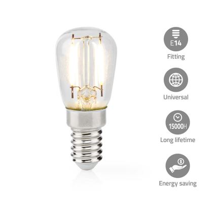 LED Refrigerator bulb T26 E14/2W/230V 2700K