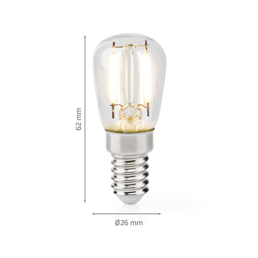 LED Refrigerator bulb T26 E14/2W/230V 2700K