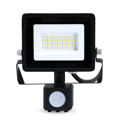 Plug-in LED Floodlight with Motion and Dusk Sensor LED/20W/230V IP44