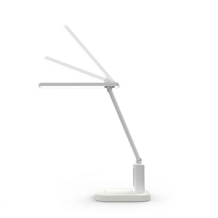 Dimmable rechargeable LED touch desk lamp with display LED/7,5W/1200 mAh 3000/4000/5700K CRI 90 white