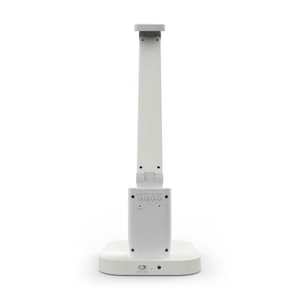 Dimmable rechargeable LED touch desk lamp with display LED/7,5W/1200 mAh 3000/4000/5700K CRI 90 white