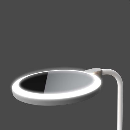 LED Dimmable Rechargeable Touch Lamp with Mirror LED/6W/1200 mAh 3000/4000/5700K CRI 90 White