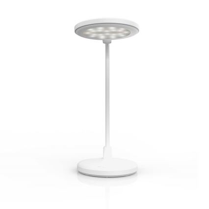 LED Dimmable Rechargeable Touch Lamp with Mirror LED/6W/1200 mAh 3000/4000/5700K CRI 90 White