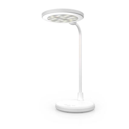 LED Dimmable Rechargeable Touch Lamp with Mirror LED/6W/1200 mAh 3000/4000/5700K CRI 90 White