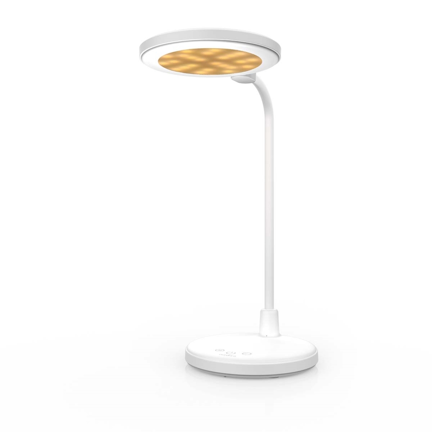 LED Dimmable Rechargeable Touch Lamp with Mirror LED/6W/1200 mAh 3000/4000/5700K CRI 90 White