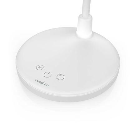 LED Dimmable Rechargeable Touch Lamp with Mirror LED/6W/1200 mAh 3000/4000/5700K CRI 90 White