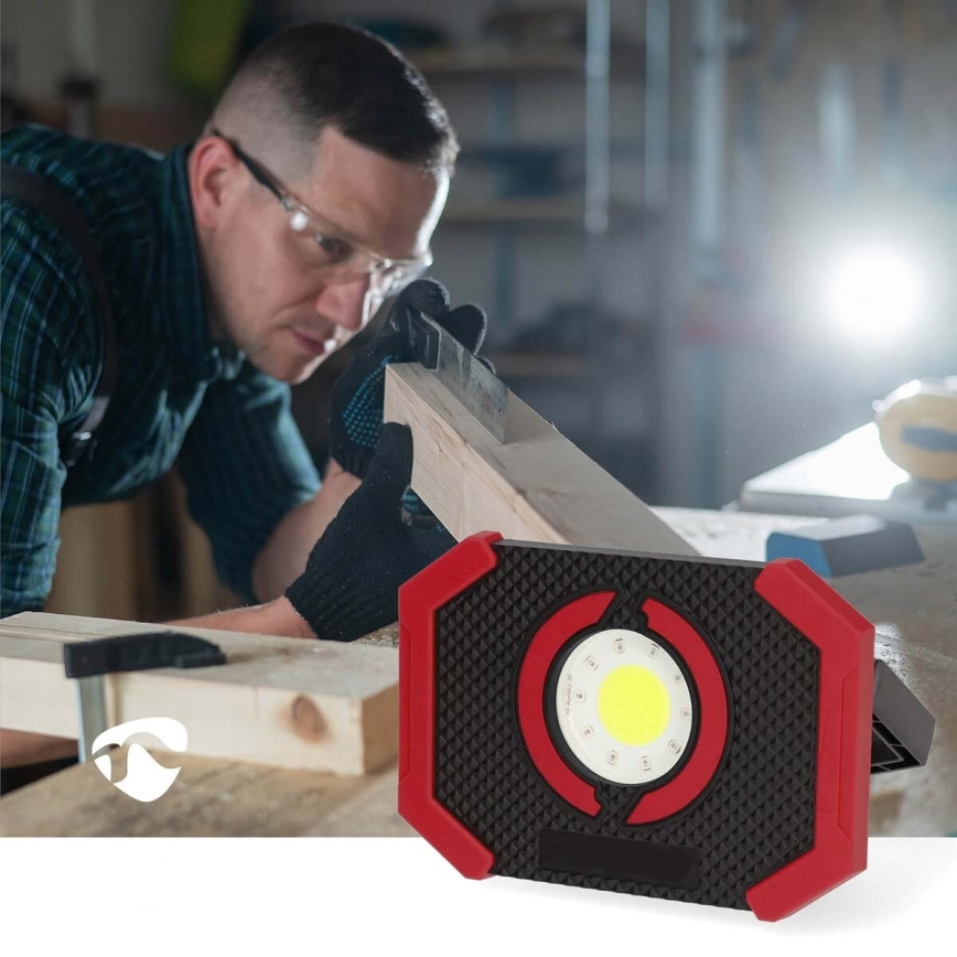 LED Dimmable rechargeable floodlight with a power bank LED/10W/3000 mAh IPX2