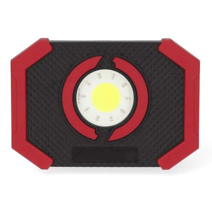 LED Dimmable rechargeable floodlight with a power bank LED/10W/3000 mAh IPX2