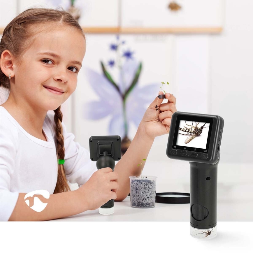 Microscopic rechargeable digital camera 1080p 30fps 48MP 1000 mAh