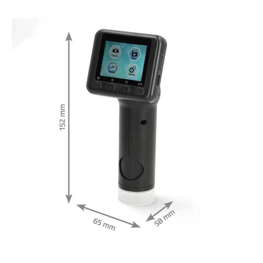 Microscopic rechargeable digital camera 1080p 30fps 48MP 1000 mAh