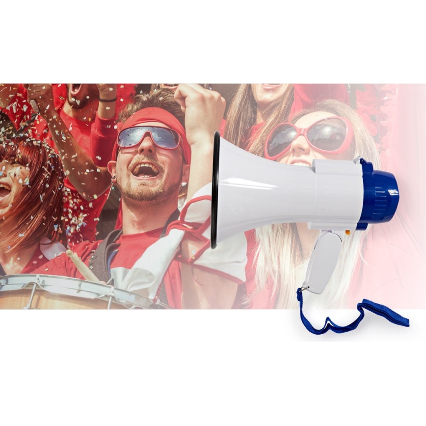 Megaphone with a recording function 10W/4xD