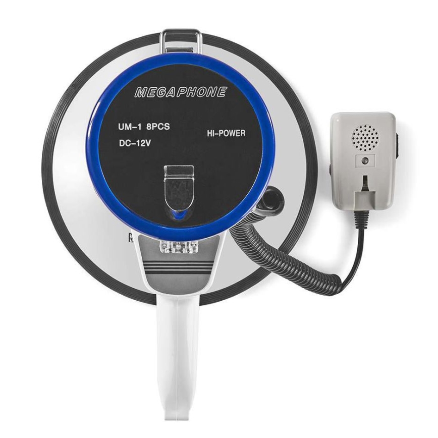 Megaphone with an external microphone 25W/8xD