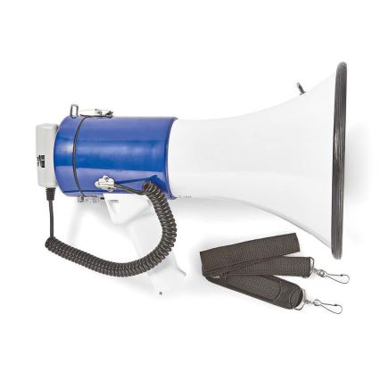 Megaphone with an external microphone 25W/8xD