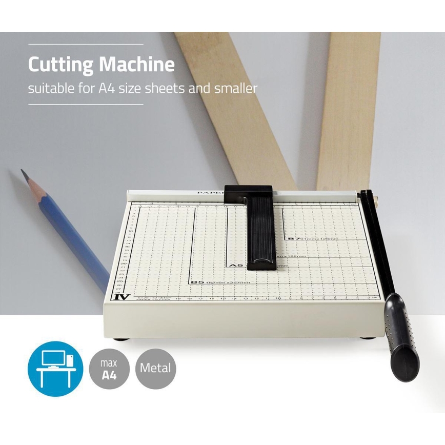 Paper cutter A4 210 x 297 mm white