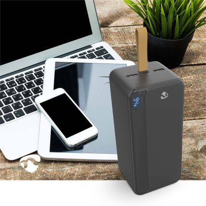 30,000 mAh Power Bank with LED Display and Power Delivery