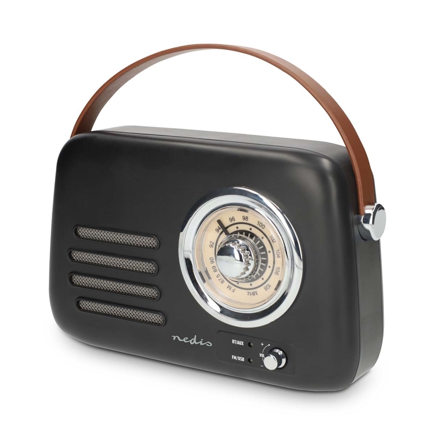 Retro FM radio 3W/5V 1500 mAh