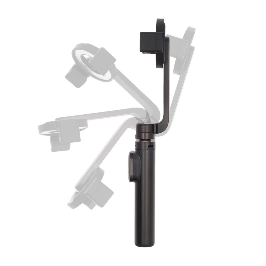 Magnetic foldable selfie stick 2in1 with a stand + remote control