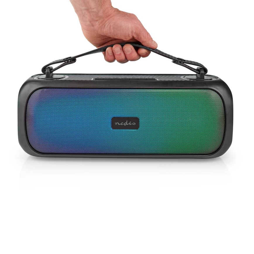 LED RGB Rechargeable speaker 45W/3000 mAh IPX5