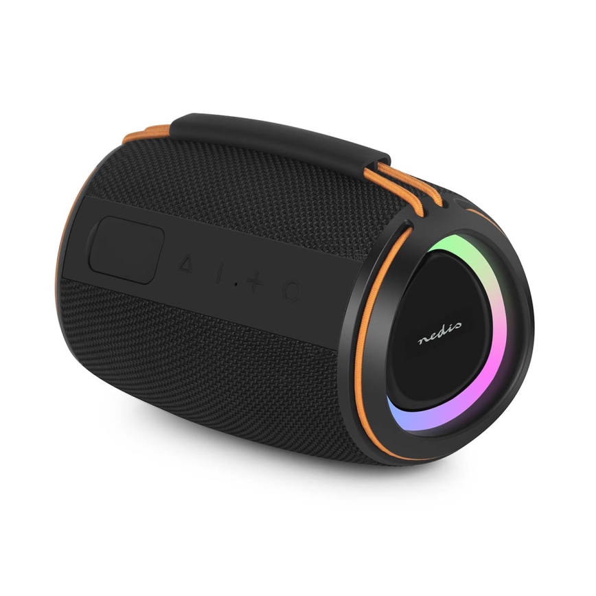 LED Rechargeable Speaker 40W / 1200 mAh, IPX4, Black