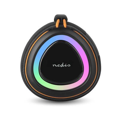 LED Rechargeable Speaker 60W / 2000 mAh, IPX4, Black