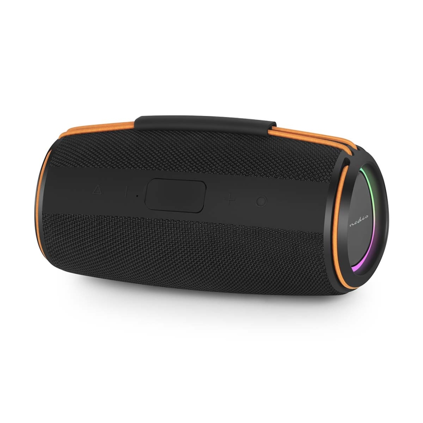 LED Rechargeable Speaker 60W / 2000 mAh, IPX4, Black