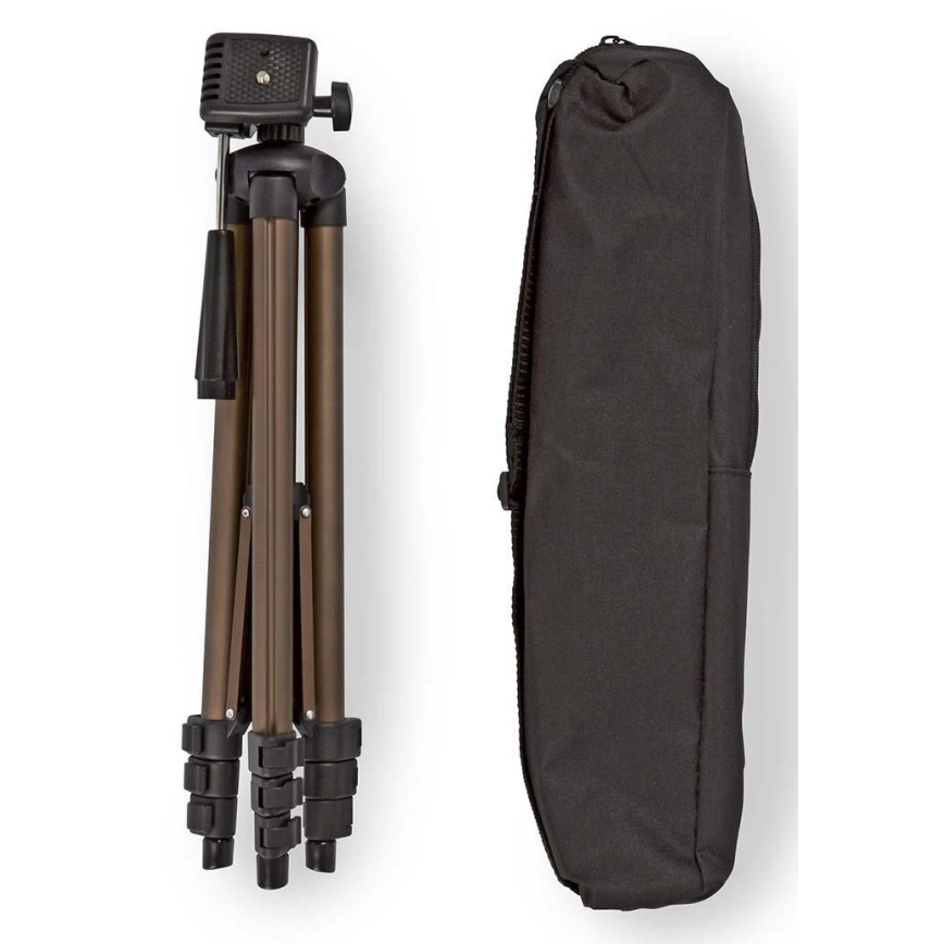 Tripod for cameras and videocameras bronze/black