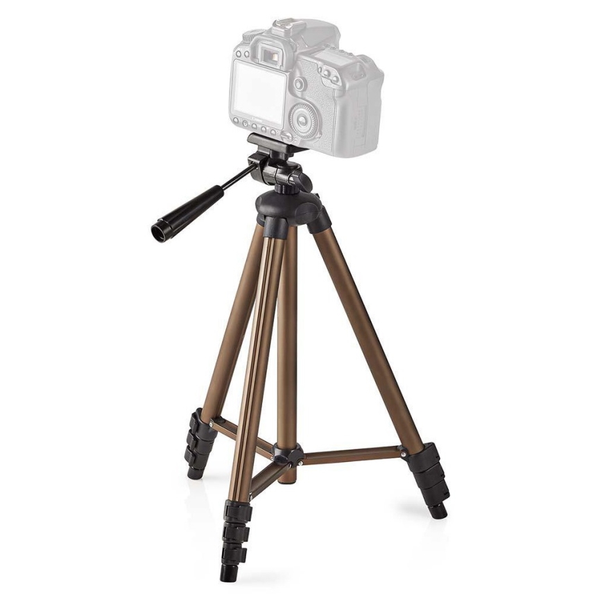 Tripod for cameras and videocameras bronze/black