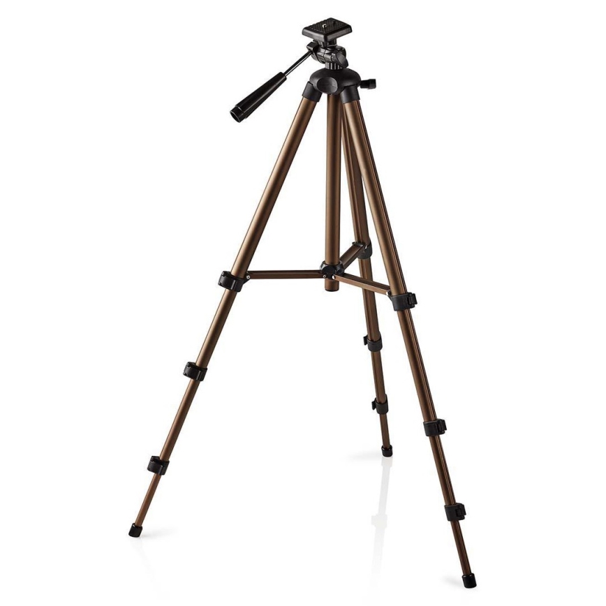 Tripod for cameras and videocameras bronze/black