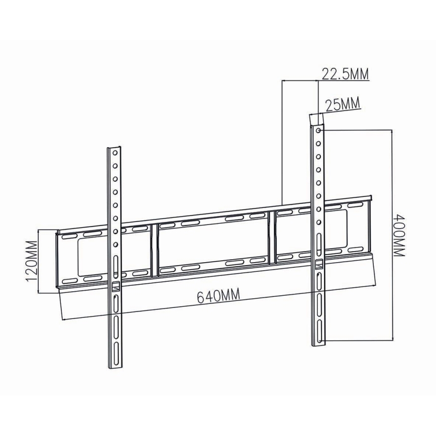 Wall holder for TV 37-70” max. 35 kg
