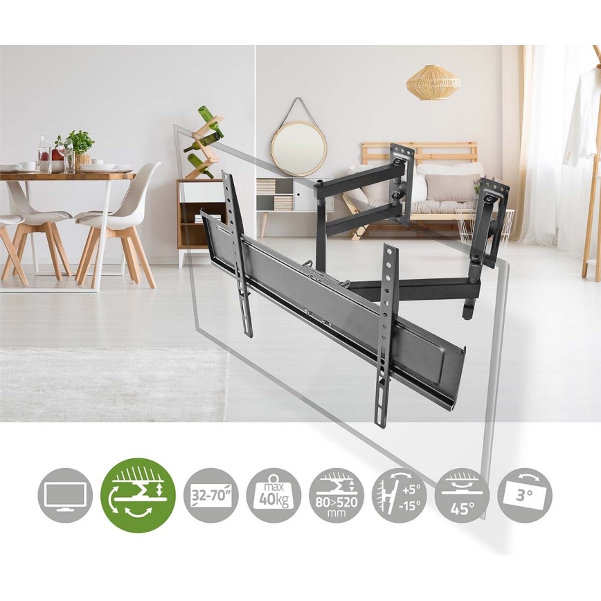 Wall holder for TV Full Motion 30-70”