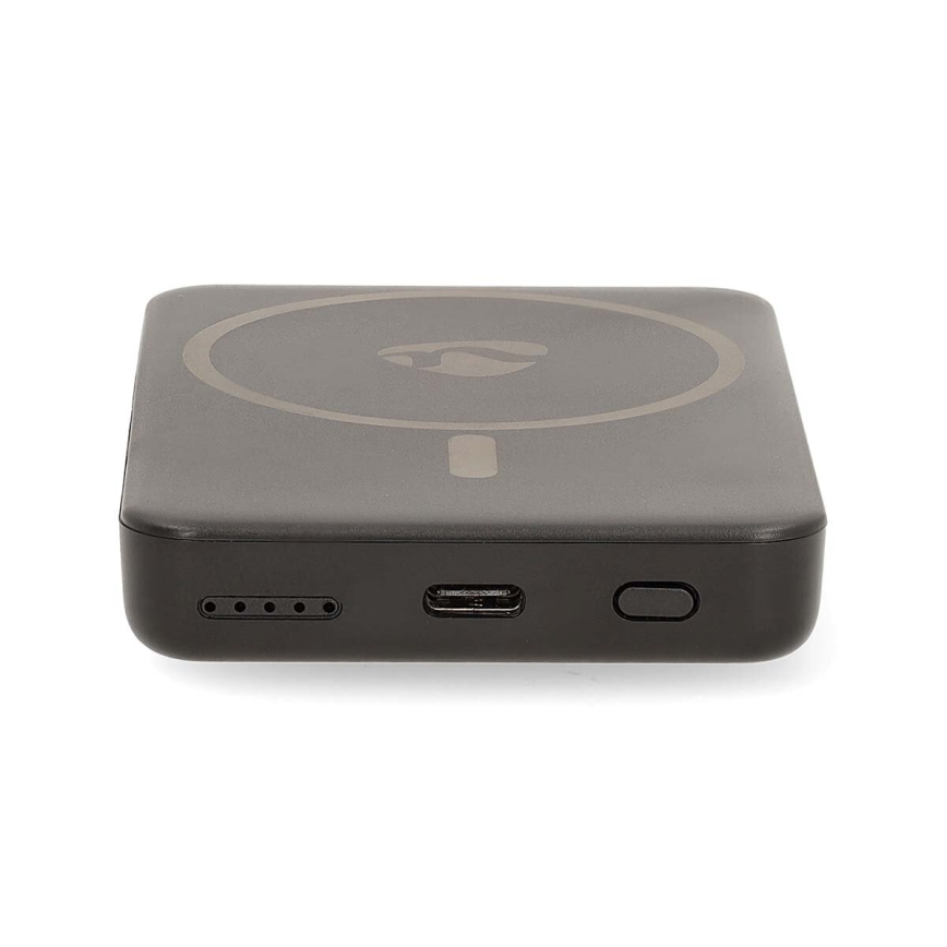 Power Bank 2in1 magnetic with wireless charging MagSafe 5000 mAh black