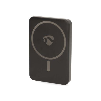Power Bank 2in1 magnetic with wireless charging MagSafe 5000 mAh black
