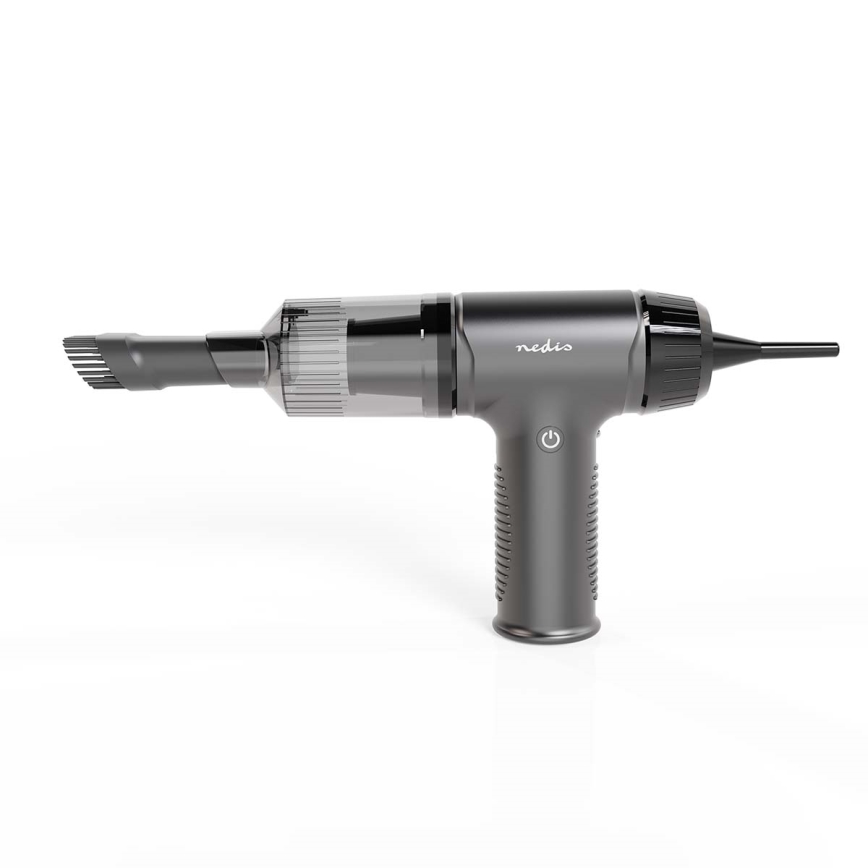Rechargeable handheld vacuum cleaner 2in1 90W/6000 mAh grey/black