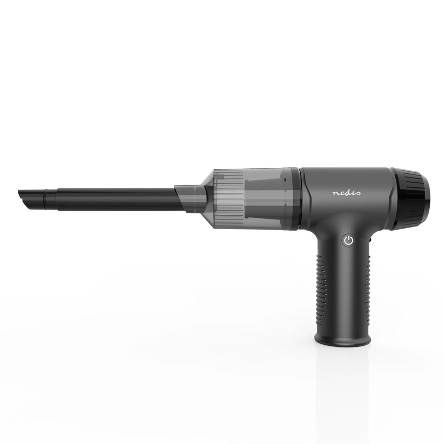 Rechargeable handheld vacuum cleaner 2in1 90W/6000 mAh grey/black