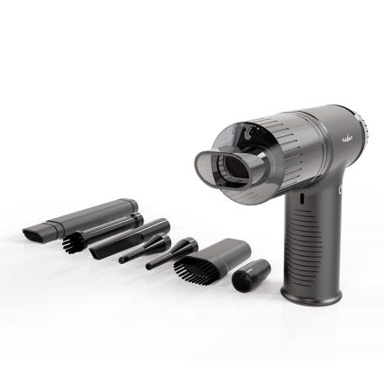 Rechargeable handheld vacuum cleaner 2in1 90W/6000 mAh grey/black