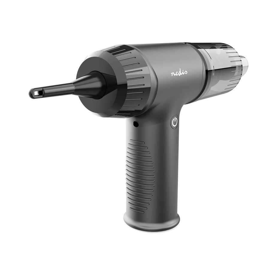 Rechargeable handheld vacuum cleaner 2in1 90W/6000 mAh grey/black