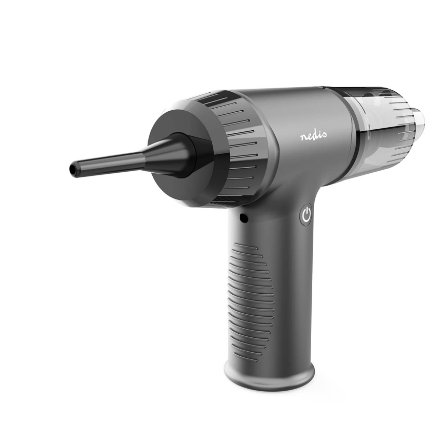 Rechargeable handheld vacuum cleaner 2in1 90W/6000 mAh grey/black