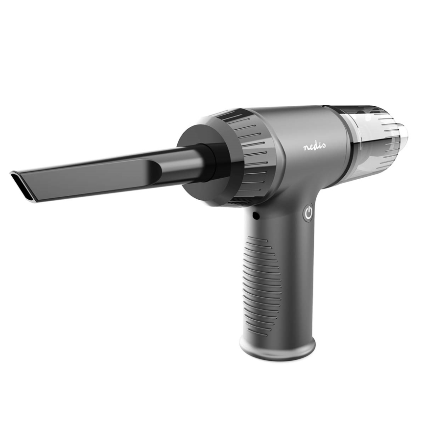 Rechargeable handheld vacuum cleaner 2in1 90W/6000 mAh grey/black