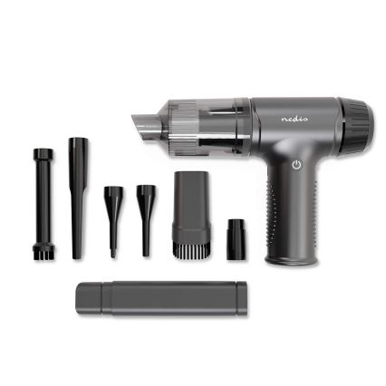 Rechargeable handheld vacuum cleaner 2in1 90W/6000 mAh grey/black