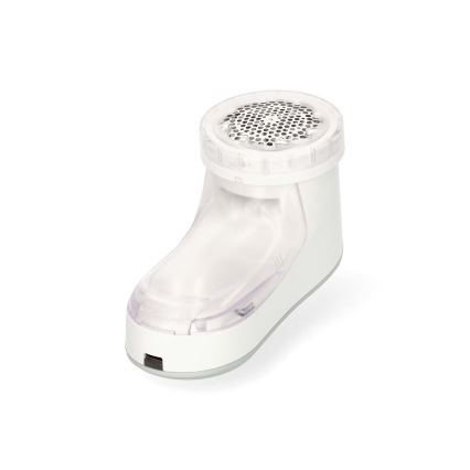 Rechargeable Fabric Shaver, 500 mAh — White