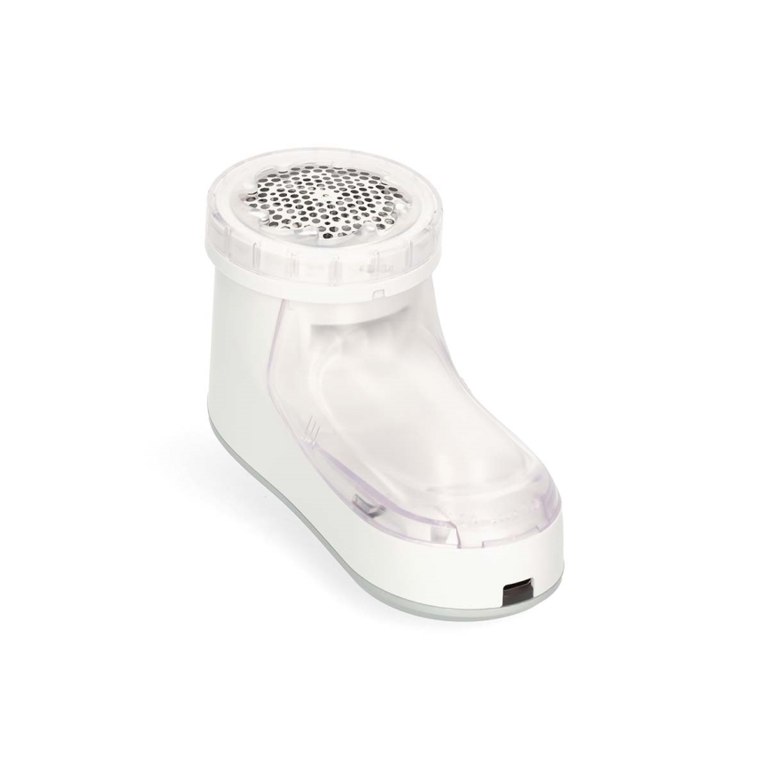 Rechargeable Fabric Shaver, 500 mAh — White