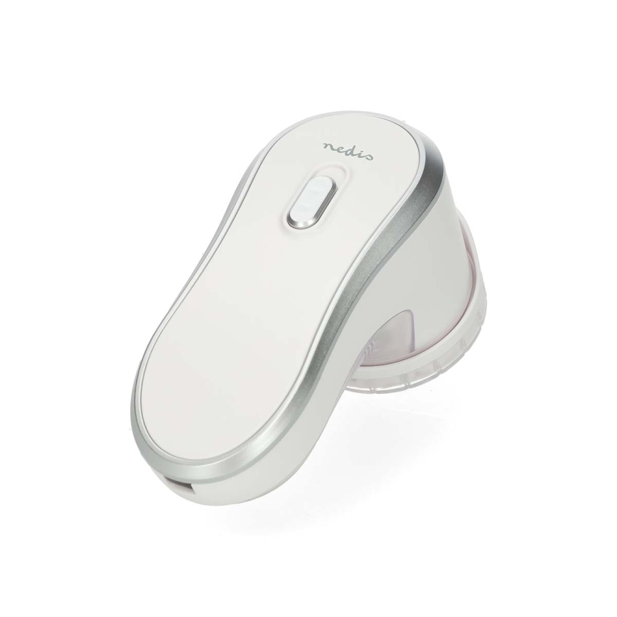 Rechargeable Fabric Shaver, 500 mAh — White