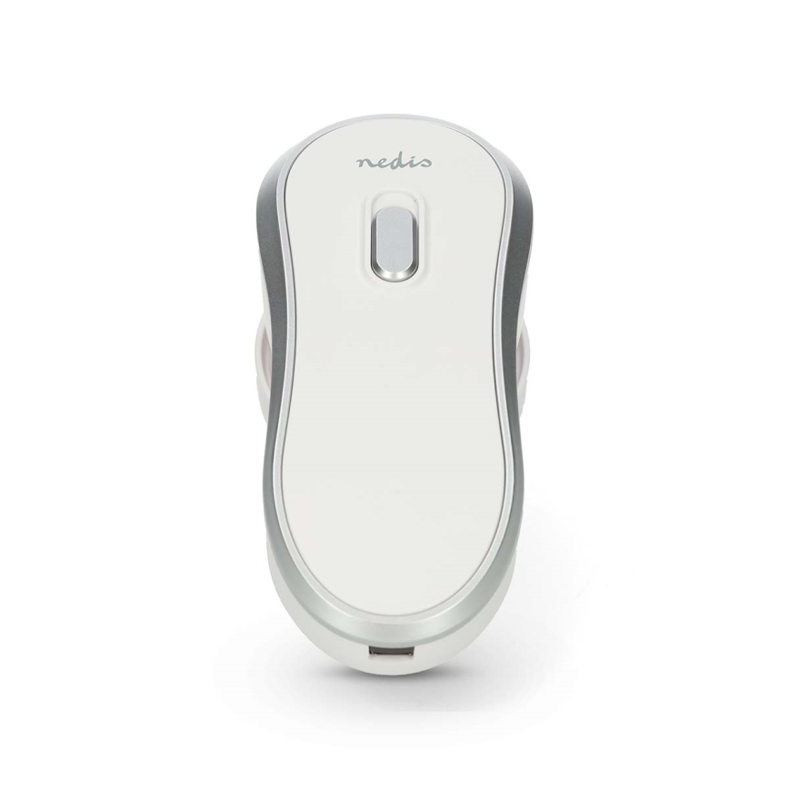 Rechargeable Fabric Shaver, 500 mAh — White