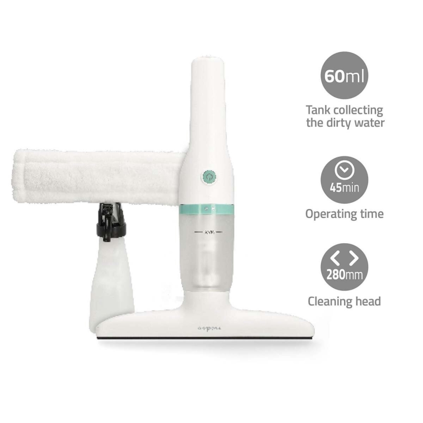 Rechargeable window vacuum cleaner 12W/2200 mAh