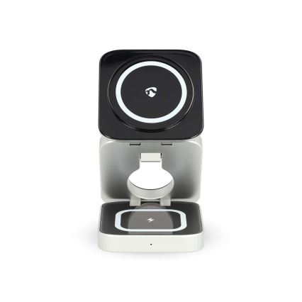 Wireless charger 3in1 15W silver