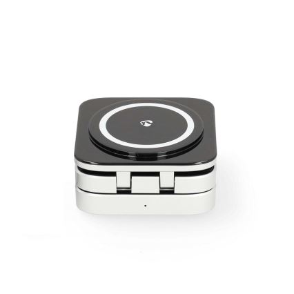 Wireless charger 3in1 15W silver