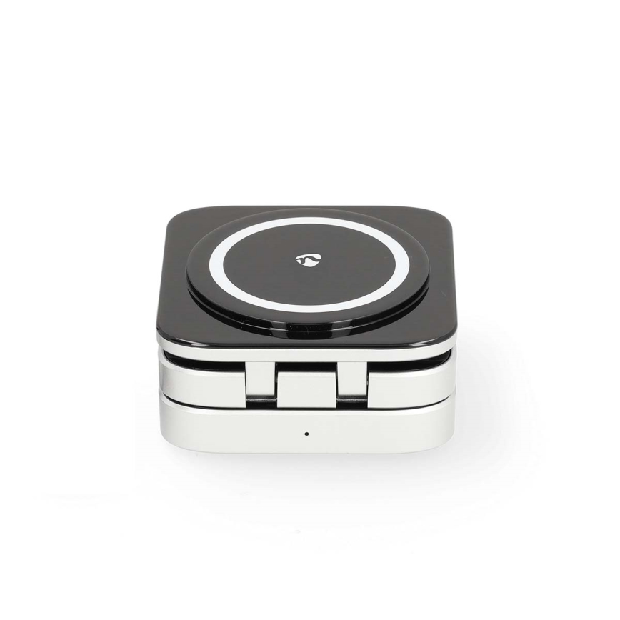 Wireless charger 3in1 15W silver
